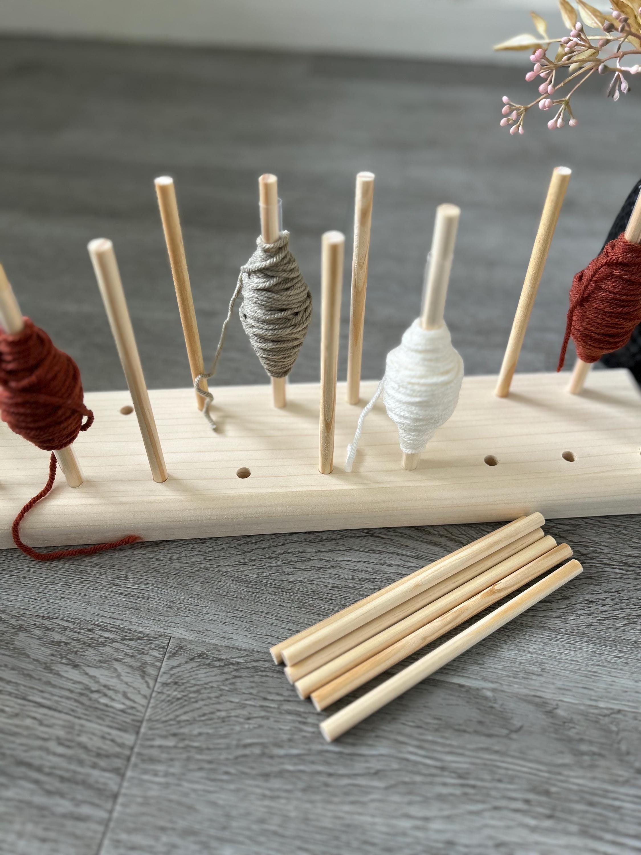 Personalized Yarn Bobbin Holder: Knitting Crochet Colorwork Organizer