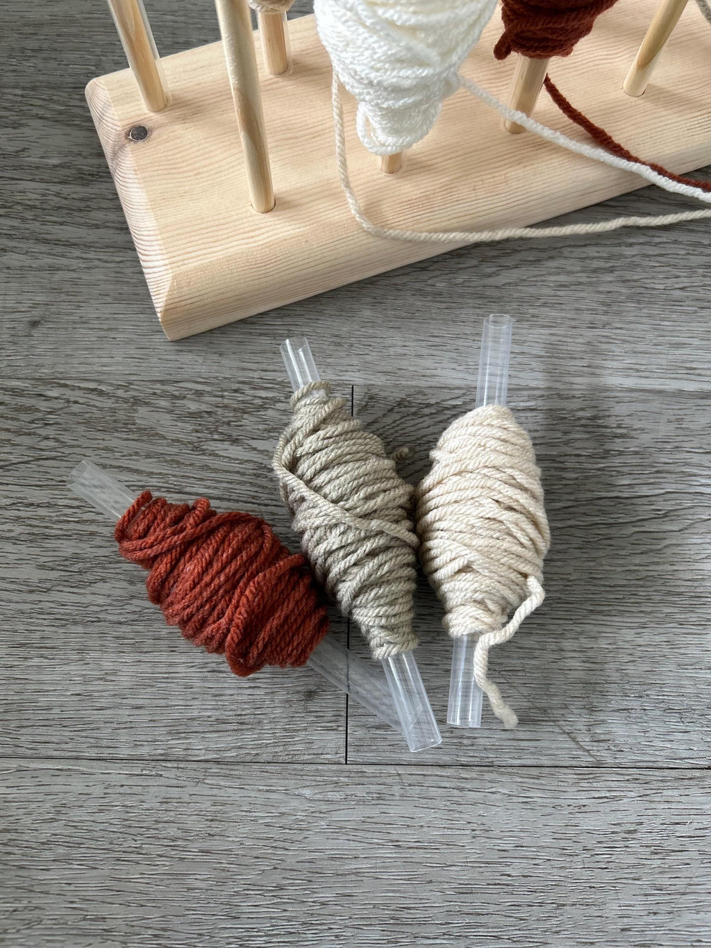 Personalized Yarn Bobbin Holder: Knitting Crochet Colorwork Organizer