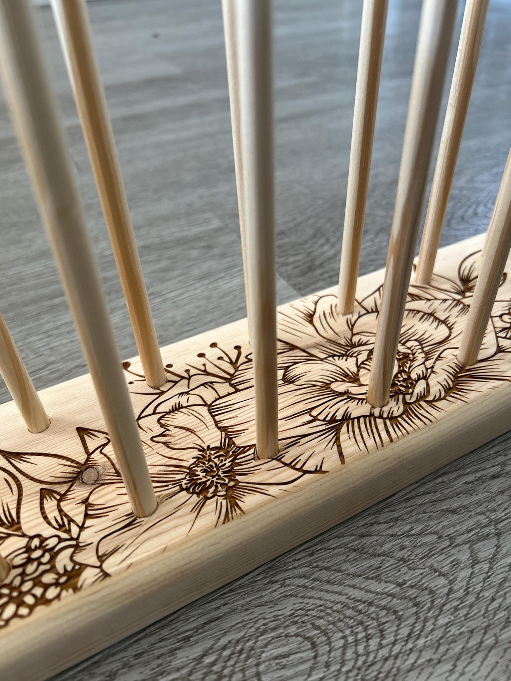 Personalized Yarn Bobbin Holder: Knitting Crochet Colorwork Organizer