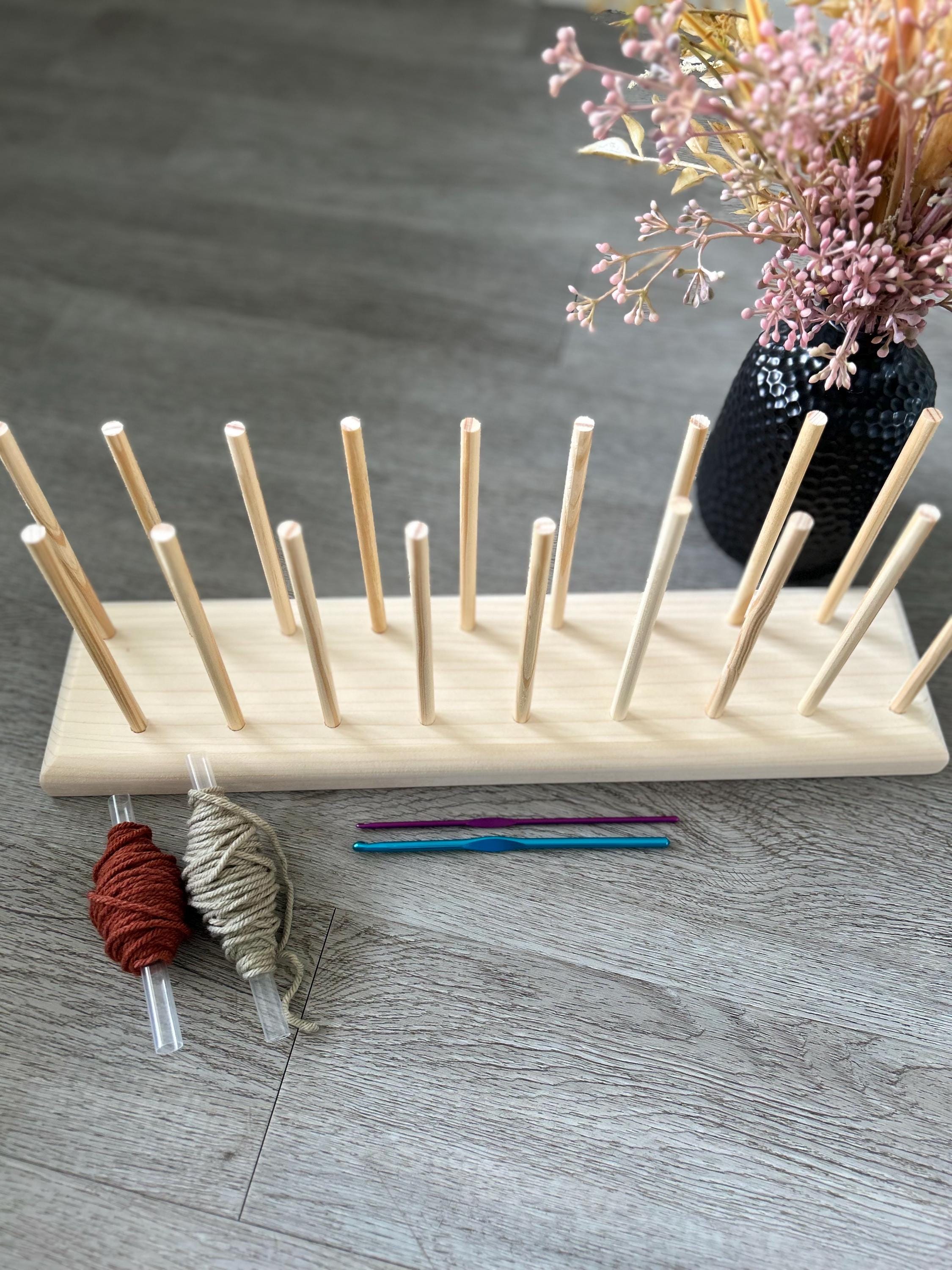 Personalized Yarn Bobbin Holder: Knitting Crochet Colorwork Organizer