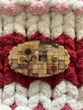 Row Counter for Knitting and Crochet Sunflower Paper