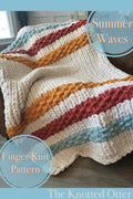 Summer Waves - Finger Knit Pattern – Finger and Loom (PDF Download)