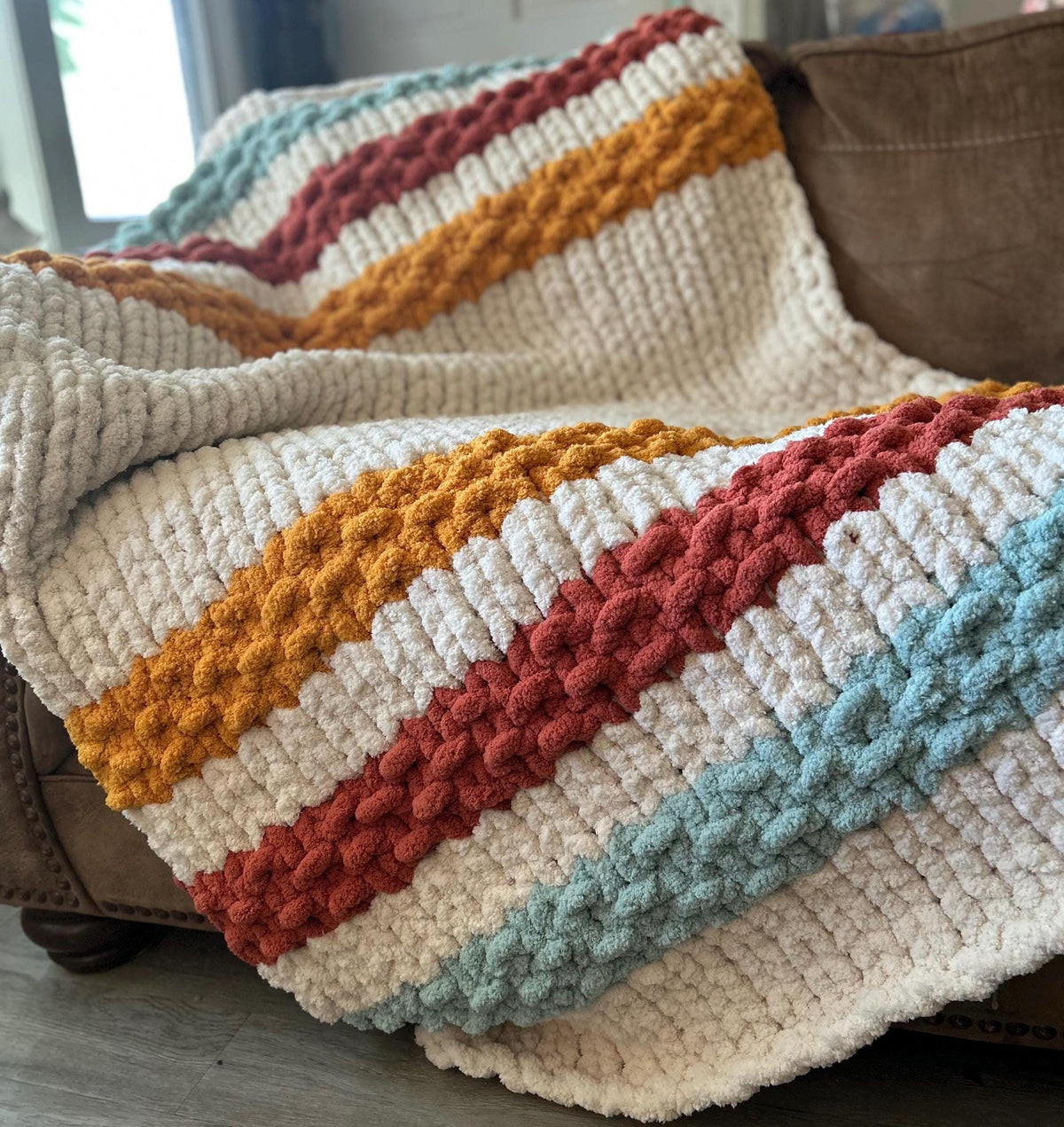 Summer Waves - Finger Knit Pattern – Finger and Loom (PDF Download)