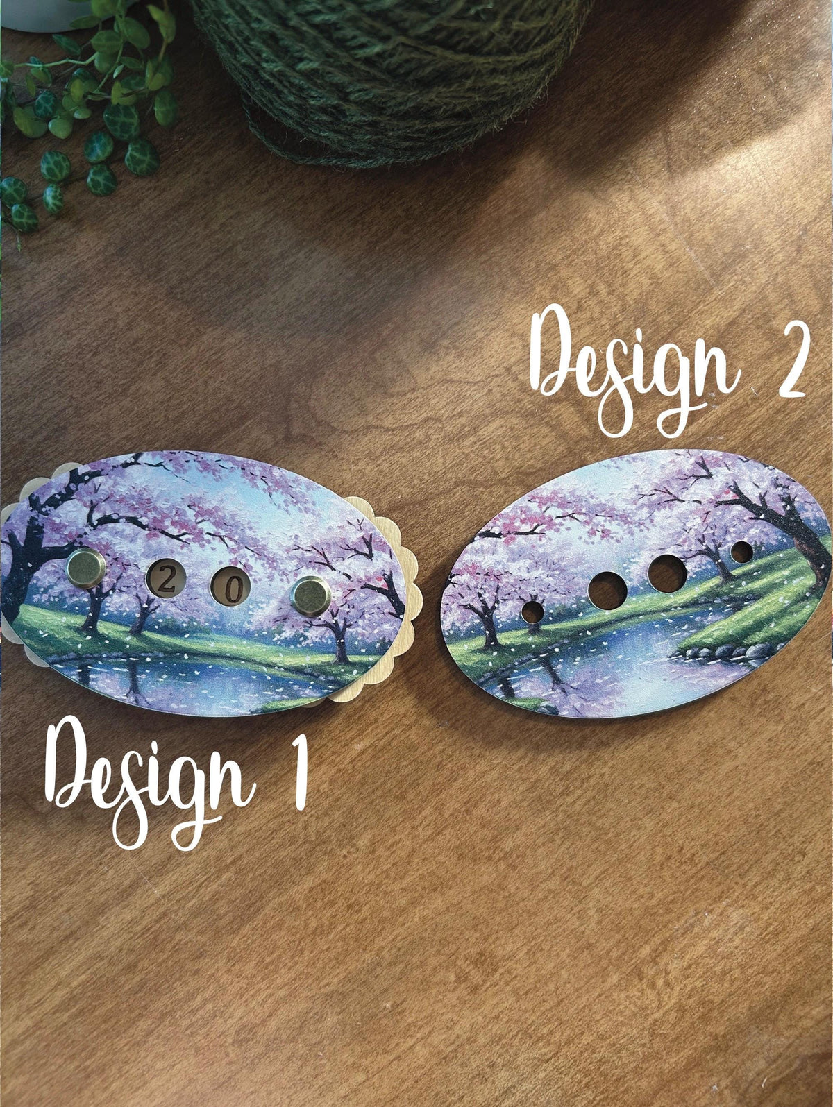Row Counter for Knitting and Crochet Cherry Blossom Tree