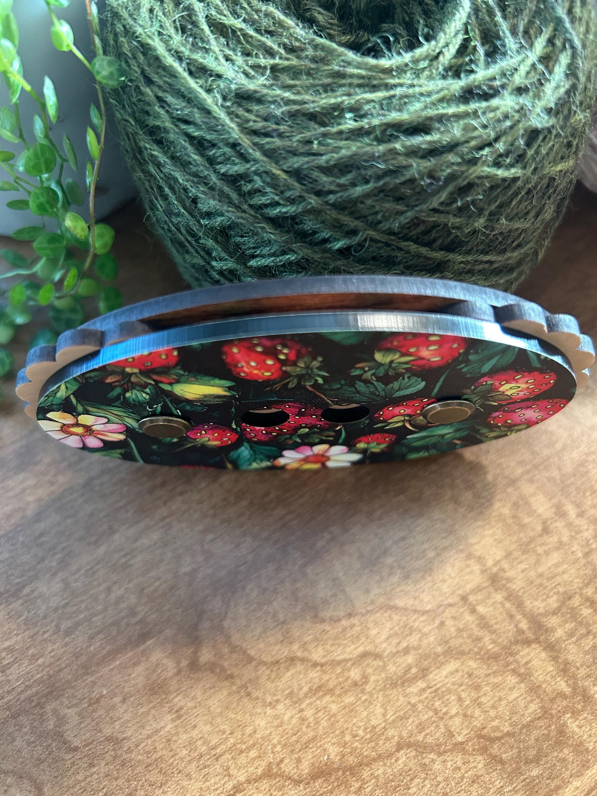 Row Counter for Knitting and Crochet Strawberry Pattern