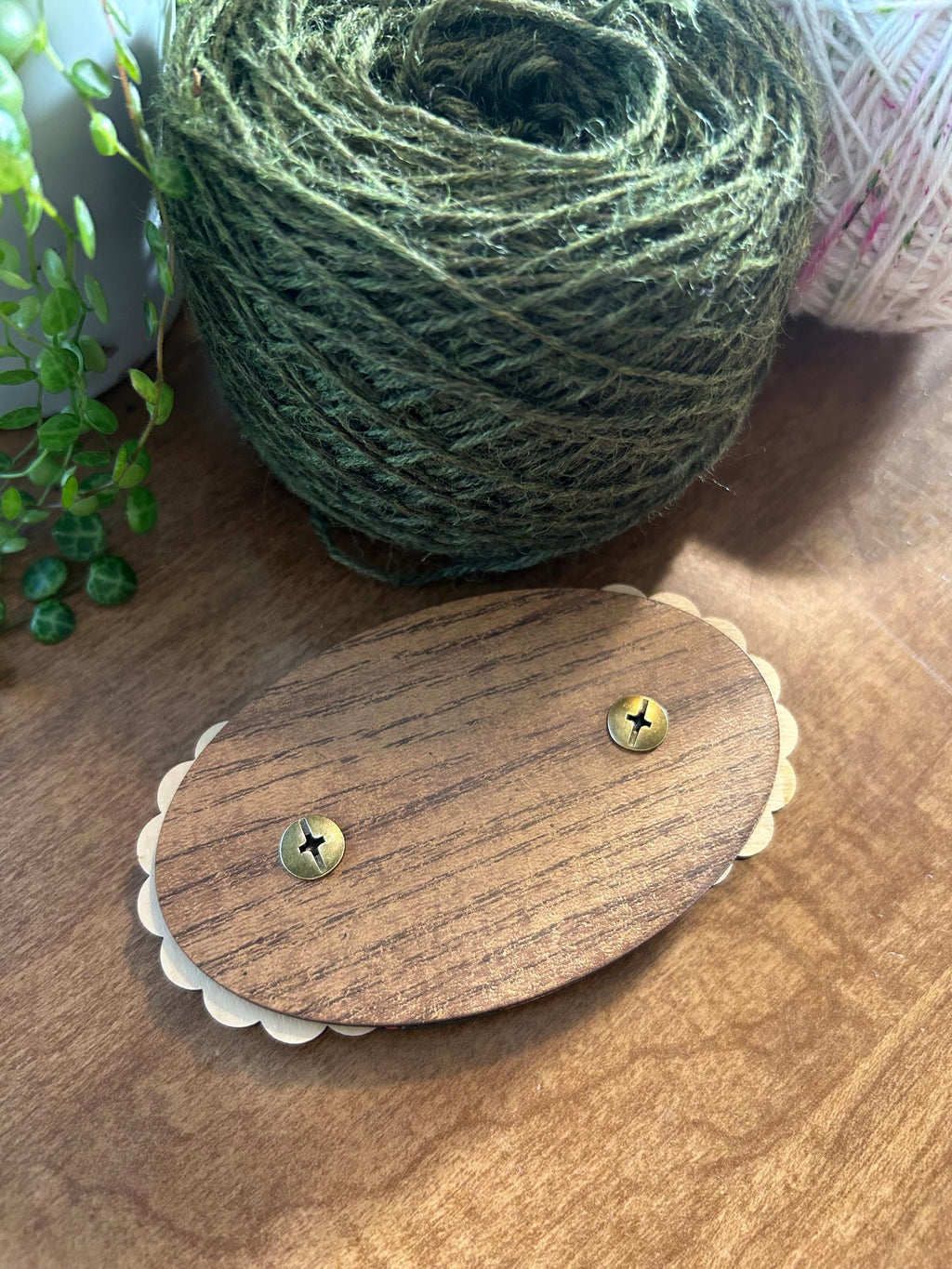 Row Counter for Knitting and Crochet Stained Glass Sunflower Pattern