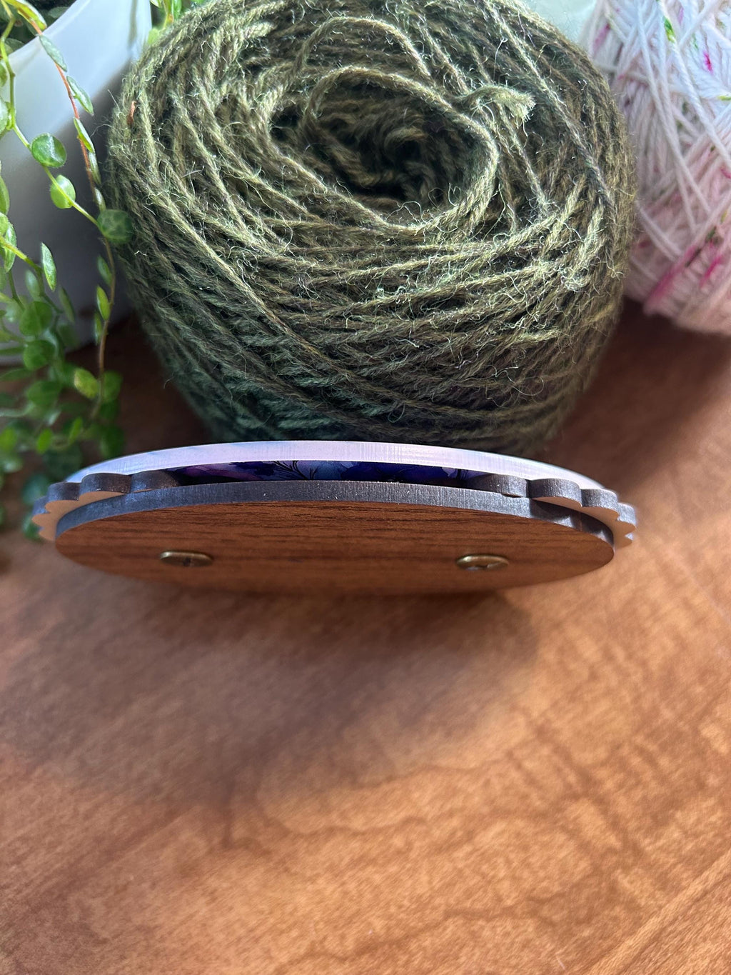 Row Counter for Knitting and Crochet Blue Violets Pattern