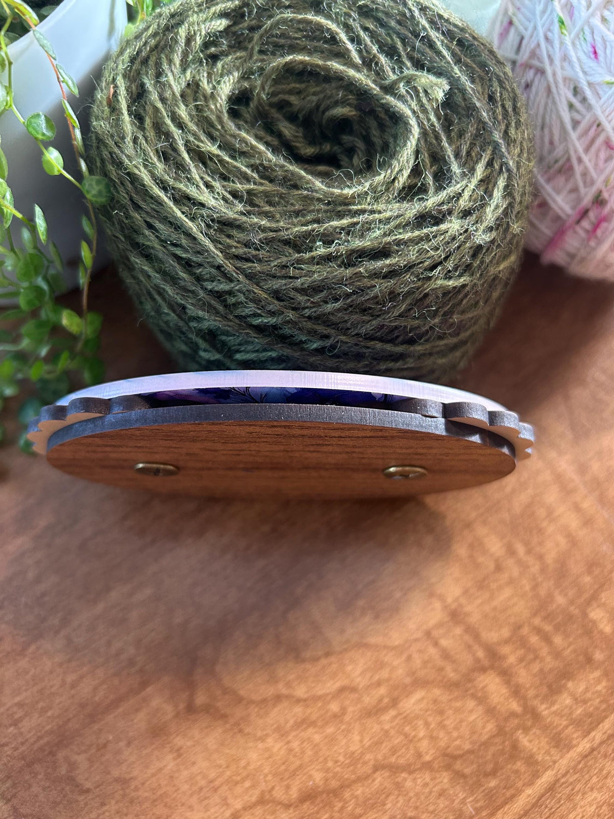 Row Counter for Knitting and Crochet Blue Violets Pattern