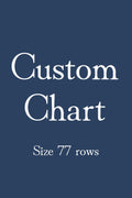 Custom Chart - Finger Knit Pattern - (PDF File Only) - Chunky Blanket Pattern