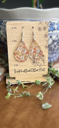 Mushroom Earrings | Acrylic Statement | Dangle Earrings