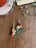 Sunflower Earrings | Teardrop Design | Acrylic Dangle Earrings