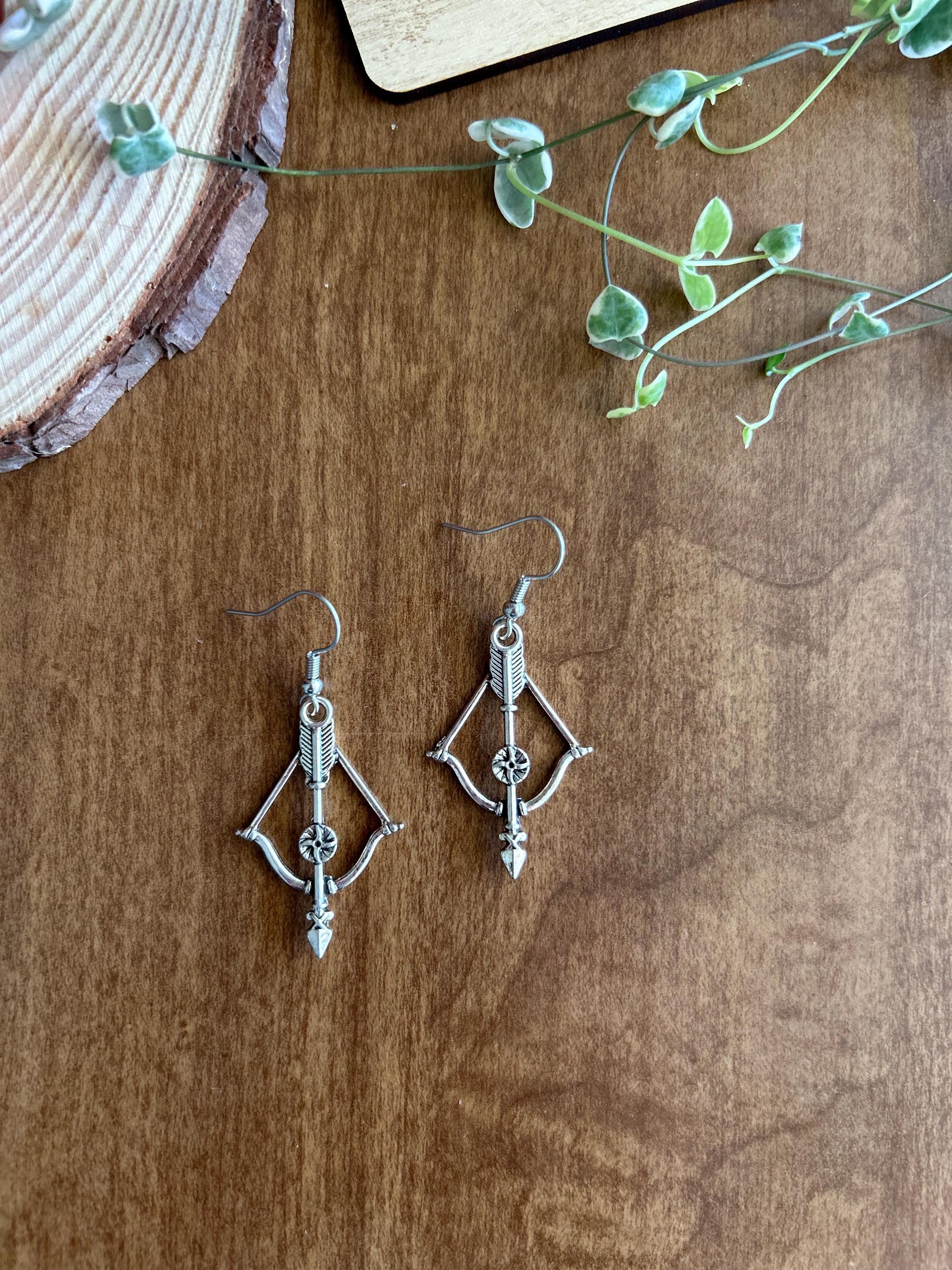 Bow and Arrow Earrings | Dangle Charm Earrings | Cute Dangle Earrings