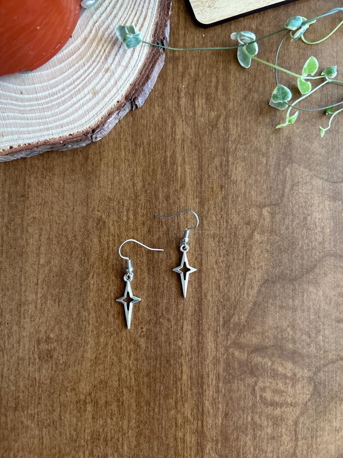 Star Charm Earrings | Dangle Charm Earrings | Cute Dangle Earrings